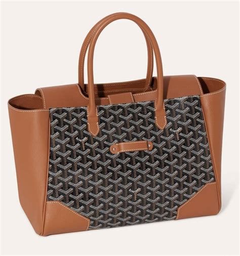 goyard structured saigon mini|goyard saigon tote price.